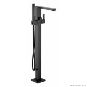 Moen S905BL Matte Black 90° Freestanding Bath Tub Faucet - Modern Design