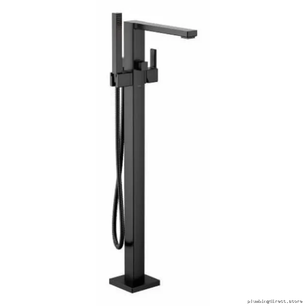 Moen S905BL Matte Black 90° Freestanding Bath Tub Faucet - Modern Design