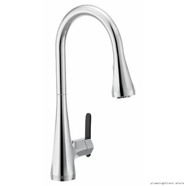 Triple Filtration Kitchen Faucet with Pull-Down Spray - Chrome Moen FS
