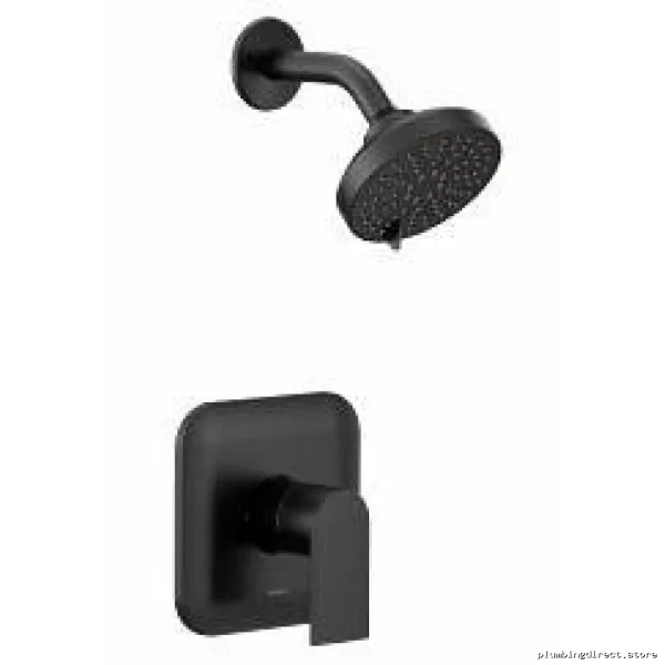 Moen Modern Matte Black Shower Trim | Genta LX Series & UT#