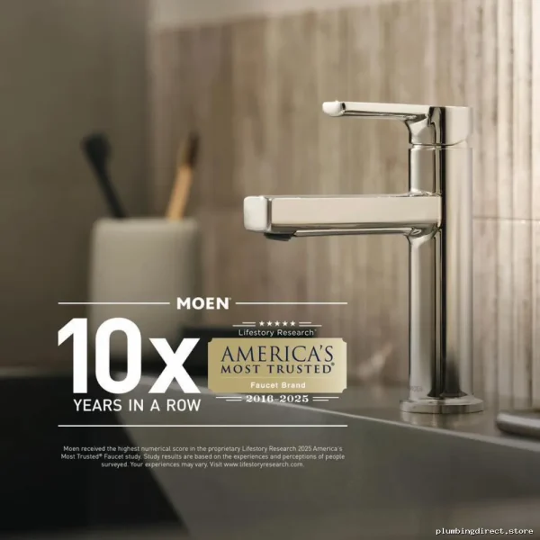 Moen Genta LX Widespread Bathroom Faucet Trim - Modern Matte Black Kitchen & Bath Fixtures T6708BL - Image 2