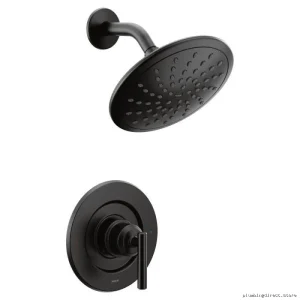 Moen Gibson Matte Black Shower Trim with Posi-Temp Anti-Scald Valve