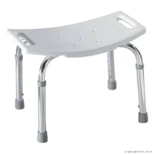 Moen Glacier Adjustable Shower Bench - Slip-Resistant Bath Seat DN7025
