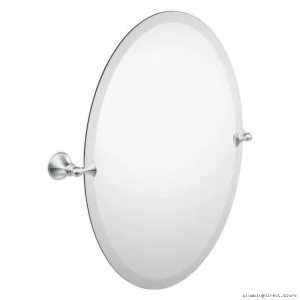 Moen DN2692CH Glenshire Oval Adjustable Chrome Bathroom Mirror