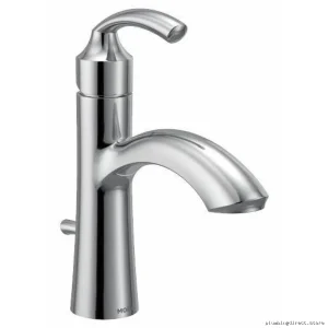 Moen Chrome Single Handle Bathroom Sink Faucet 6170 by Glyde