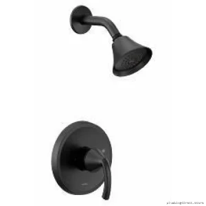 Moen Glyde M-Core 2 Shower System - Modern Matte Black Trim