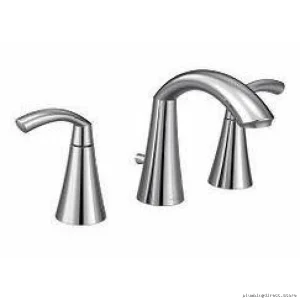 Moen Glyde Widespread Bathroom Faucet in Chrome Finish - TV6173