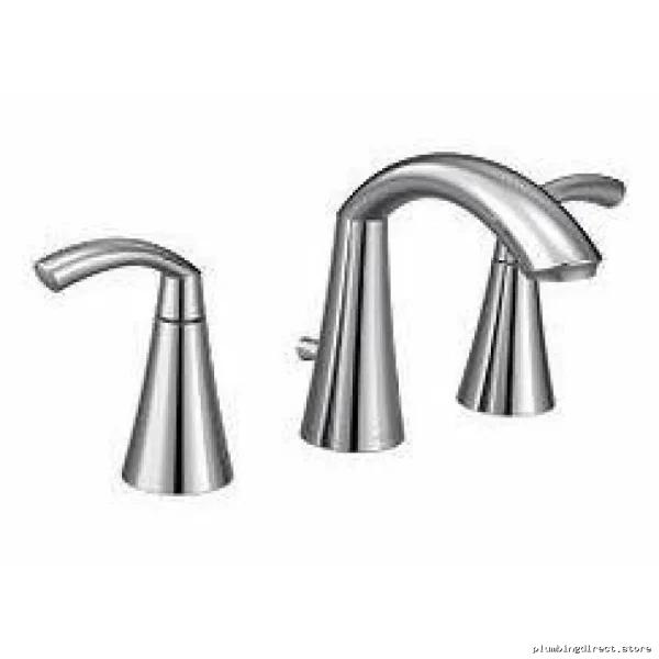 Moen Glyde Widespread Bathroom Faucet in Chrome Finish - TV6173