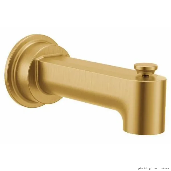 Moen Greenfield Brushed Gold Showerhead Diverter Tub Spout