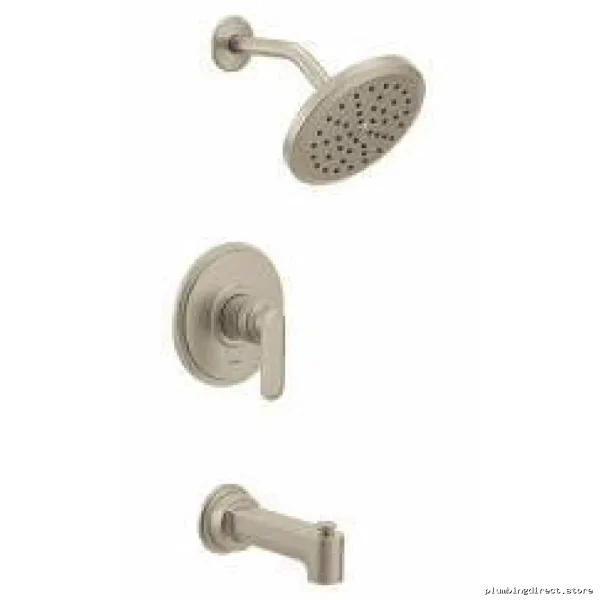 Brushed Nickel Tub & Shower Trim Set | Greenfield M-Cor Series | Moen