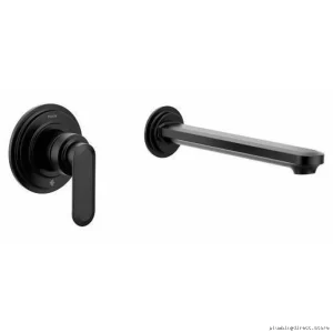 Moen Greenfield 1-Handle Wall-Mount Tub Filler Trim – Matte Black WT621BL