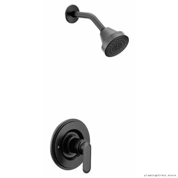 Moen Greenfield Matte Black Shower Trim with Posi-Temp Control T2222EPBL