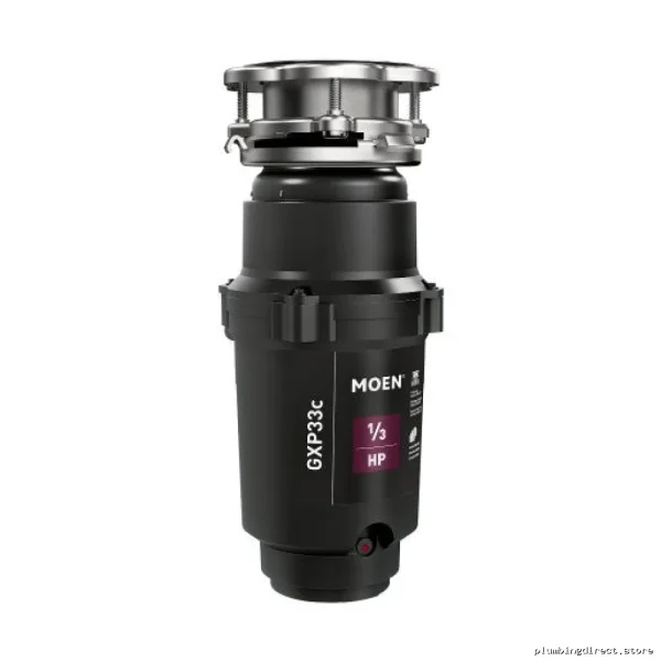 Moen GXP33C 1/3 HP Garbage Disposal - Powerful Quiet Compact Design