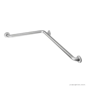 Moen 8996 Heavy-Duty L-Shaped Grab Bar - 24 x 48 Inches Textured Home Safety Support