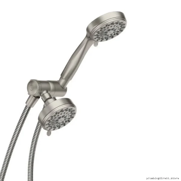 Moen Ignite Five Function Adjustable Combo & Handheld – Water Spot Resistant Brushed Nickel Design