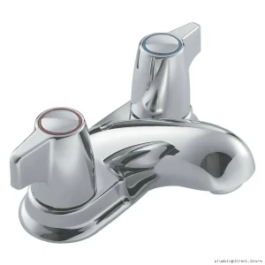 Moen II Chrome Centerset Bathroom Faucet - High-Quality Faucets for Modern Bathrooms