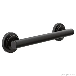 Moen ISO 12 Secure Designer Grab Bar - Durable Matte Black YG0712BL