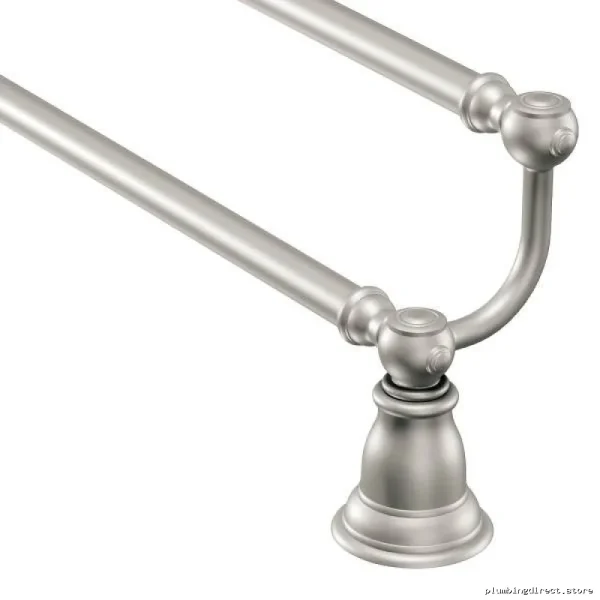 Moen Kingsley Double Bathroom Towel Bar 24in Brushed Nickel