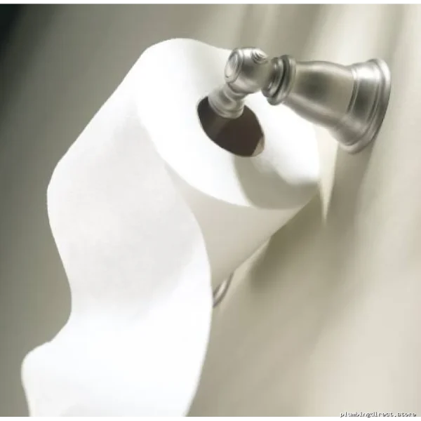 Moen Kingsley Brushed Nickel Wall-Mounted Swivel Toilet Paper Holder YB5408BN - Image 5