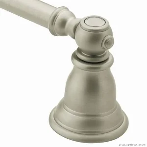 Brushed Nickel Toilet Paper Holder - Moen Kingsley Collection