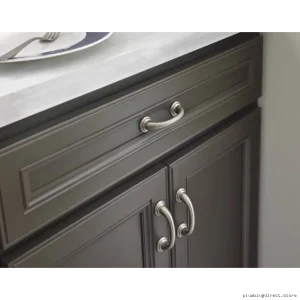 Modern Brushed Nickel Kitchen Drawer Pull - Moen Kingsley Collection
