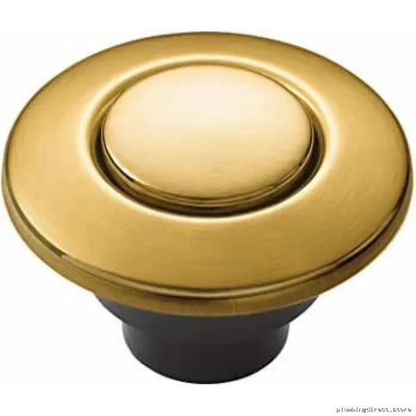 Kitchen Disposal Air Switch Button - Brushed Gold Finish AS-4201-BG for Moen