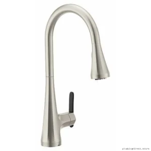 Sinema 3-in-1 Filtration Kitchen Faucet w/ Pulldown Spray - Spot-Resistant Stainless Steel FS7235SRS Moen