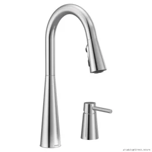 Moen Chrome 7871 Pulldown Spray Kitchen Faucet - Modern & Sleek Design