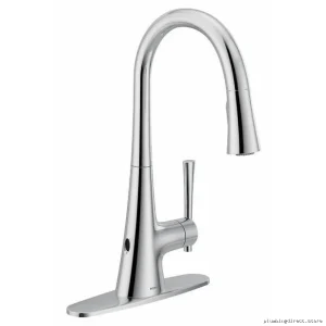 Moen Kurv MotionSense Touchless Kitchen Faucet with Pull-Down Spray - Chrome 9126EWC