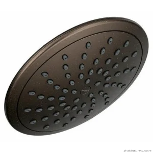 Moen #6345EPORB Single Function Large Rain Shower Head – Water-Efficient Oil-Rubbed Bronze Design
