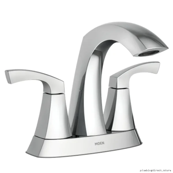 Modern Chrome Centerset Bathroom Faucet Lindor 84506 Moen