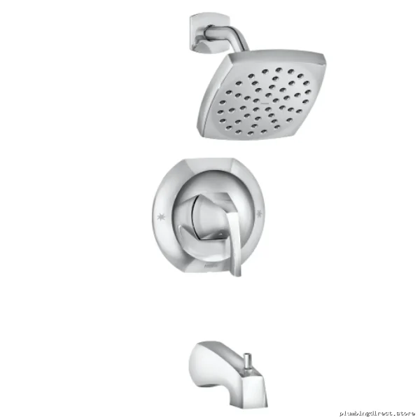 Moen Chrome Lindor Posi-Temp Tub Shower Faucet 82504 - Image 2