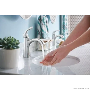 Moen-Lindor Sleek One-Hole Chromed Bath Tap Design – Mod#