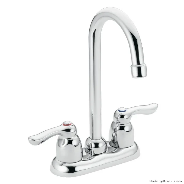 Moen M-Bition 8957 Chrome Bar Faucet - Modern Durable Kitchen Island Design