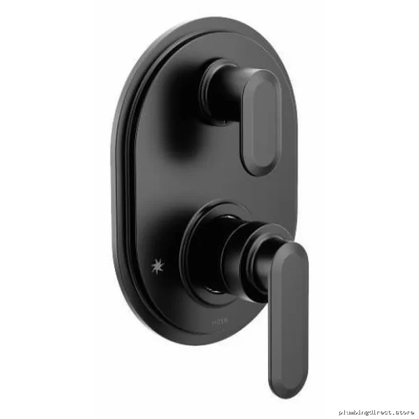 Greenfield M-Core 3 Series Valve Trim w/ Built-in Diverter - Matte Black UT33341BL Moen