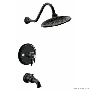Moen M-Core 4 Series Eco-Friendly Tub & Shower Trim - Matte Black Finish UTS43103EPBL