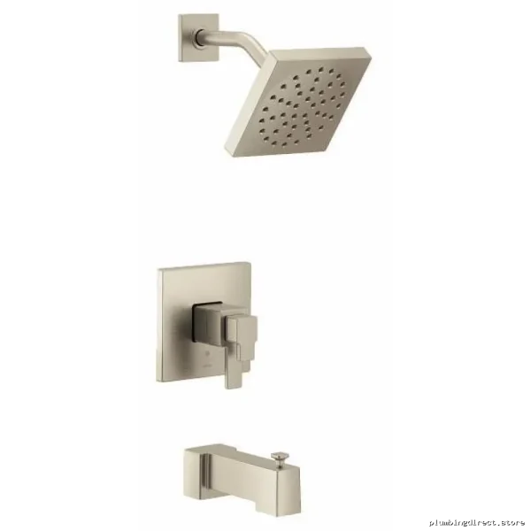 Moen Eco-Friendly 90° M-Core 4 Series Tub & Shower Trim - Brushed Nickel UTS4713EPBN