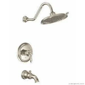 Moen M-Core 2 Tub & Shower Trim Kit - High-Performance Eco-Friendly Polished Nickel UTS232104EPNL