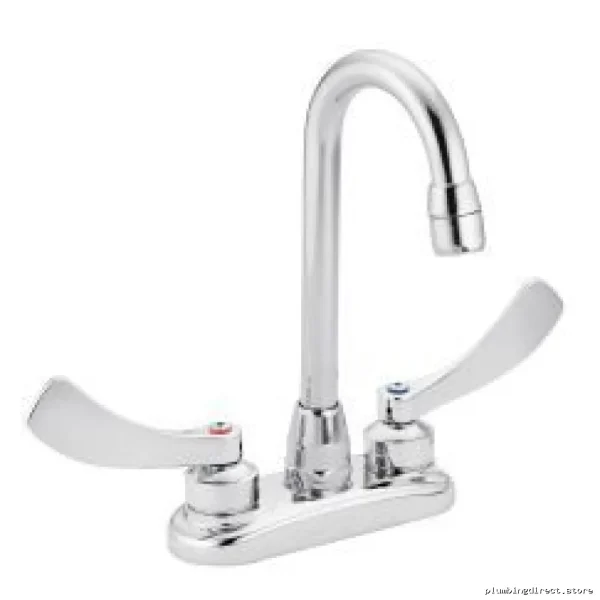 Premium Moen M-Dura Chrome Centerset Bathroom Faucet