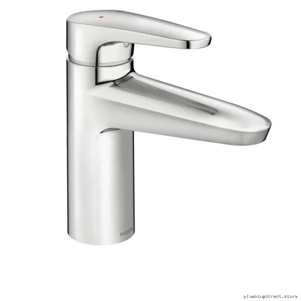 Moen Chrome Single-Hole Bathroom Faucet - Durable M-Dura Model