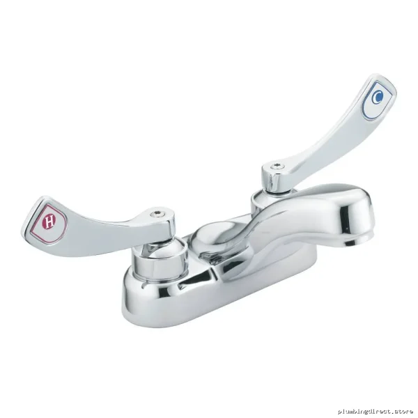 M-Dura Premium Chrome Centerset Bathroom Faucet - Moen 8215F03 Durable Design