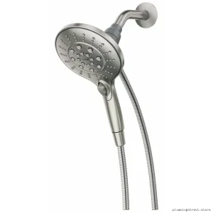 Magnetix Premium Magnetic Handheld Shower Head - Six Function & Spot Resist Brushed Nickel Design from Moen