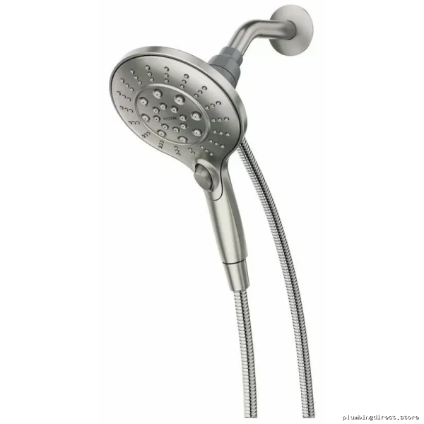 Magnetix Premium Magnetic Handheld Shower Head - Six Function & Spot Resist Brushed Nickel Design from Moen