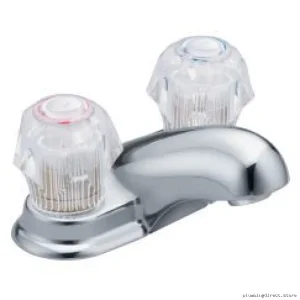 Moen Manor Modern Single-Hole & Centerset Chrome Bath Faucets