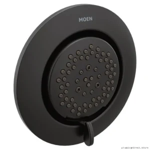 Matte Black Mosaic-Round 2-Function Body Spray Trim TS1422BL Moen