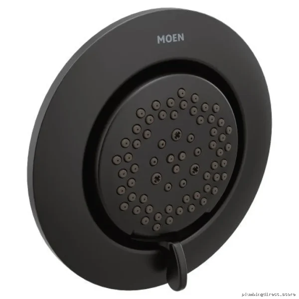 Matte Black Mosaic-Round 2-Function Body Spray Trim TS1422BL Moen