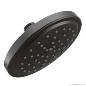 Moen Matte Black 7-in-1 Rain Shower Head - S