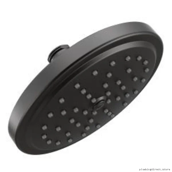 Moen Matte Black 7-in-1 Rain Shower Head - S