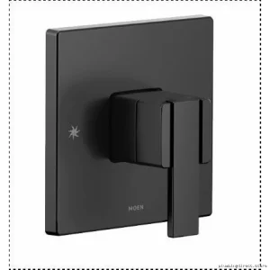 Modern Moen Matte Black 90° Bathroom Valve Trim
