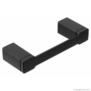 Moen YB8808BL Matte Black 90° Space-Saving Toilet Paper Roll Holder
